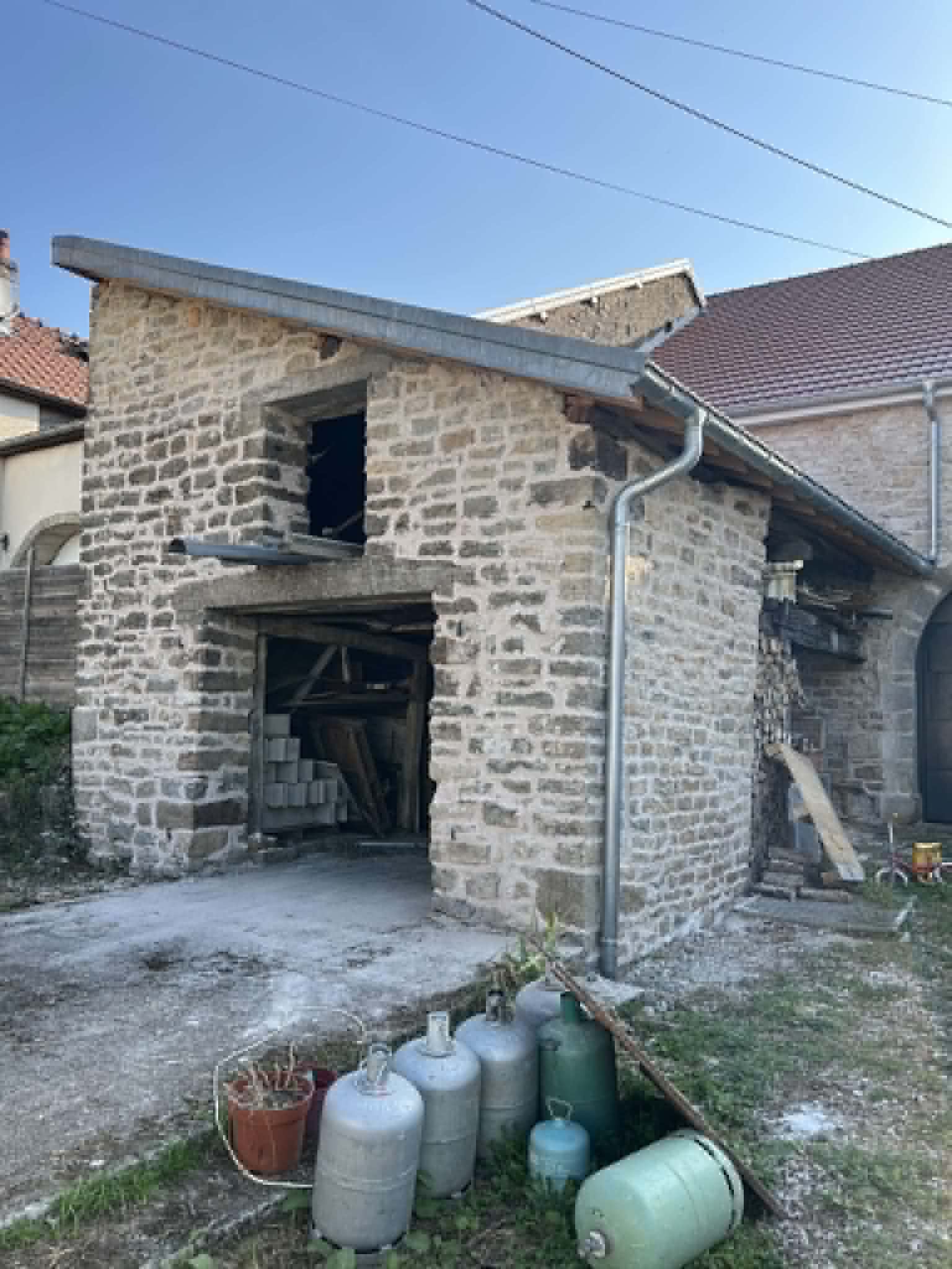 Façade en pierres